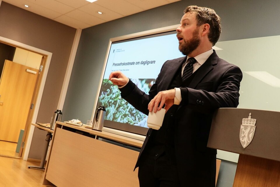 Næringsminister Torbjørn Røe Isaksen.