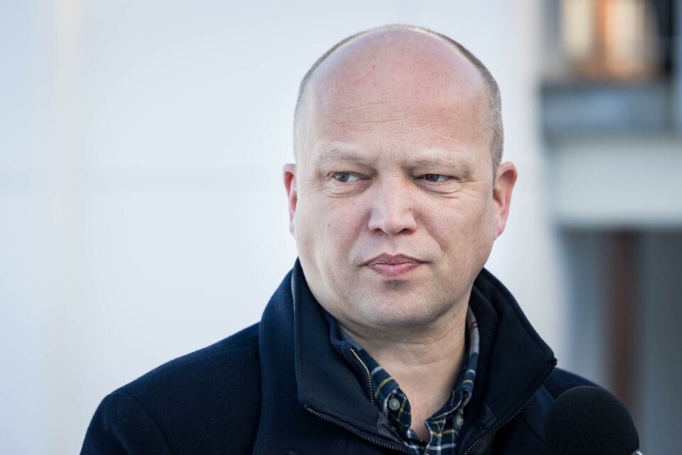 Finansminister Trygve Slagsvold Vedum (Sp). Foto: Alf Simensen, NTB