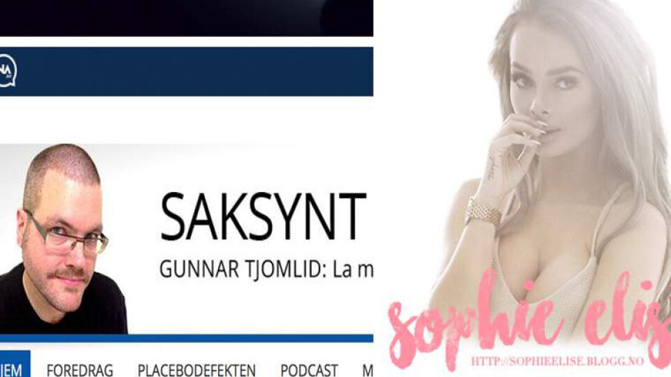 Blogger Gunnar Tjomlid tar blogger Sophie Elise Isachsen i å selge palmeoljeprodukter gang etter gang.