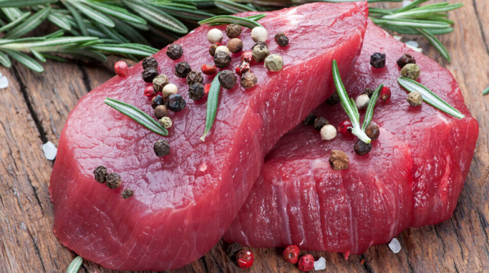 AVGIFTER: På sikt bør det legges avgift på all mat ut fra klimabelastning, ifølge danske etikere, som vil begynne med storfekjøtt. (Illustrasjonsfoto: Shutterstock)