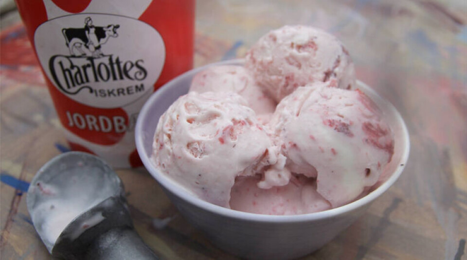 STRID: Retten skal avgjøre bruken av merket Charlottes Iskrem. (Foto: Charlottesiskrem.no)