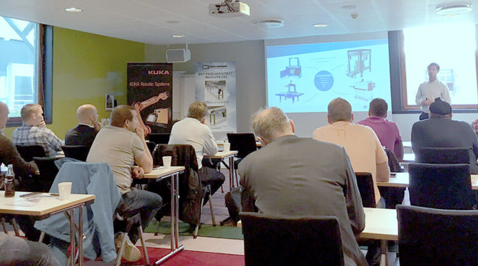 FROKOSTSEMINARER: Ito følger opp med nye frokostseminarer om automatisering. Her fra et av høstens seminarer.