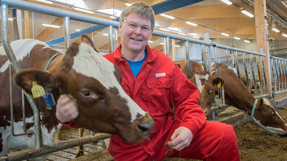 GODE LØSNINGER: Harald Volden, professor ved NMBU, er opptatt av å finne gode løsninger på de klimautfordringene landbruket står ovenfor, og mener Nord-Norge har mange spennende muligheter. (Foto: Tine)
