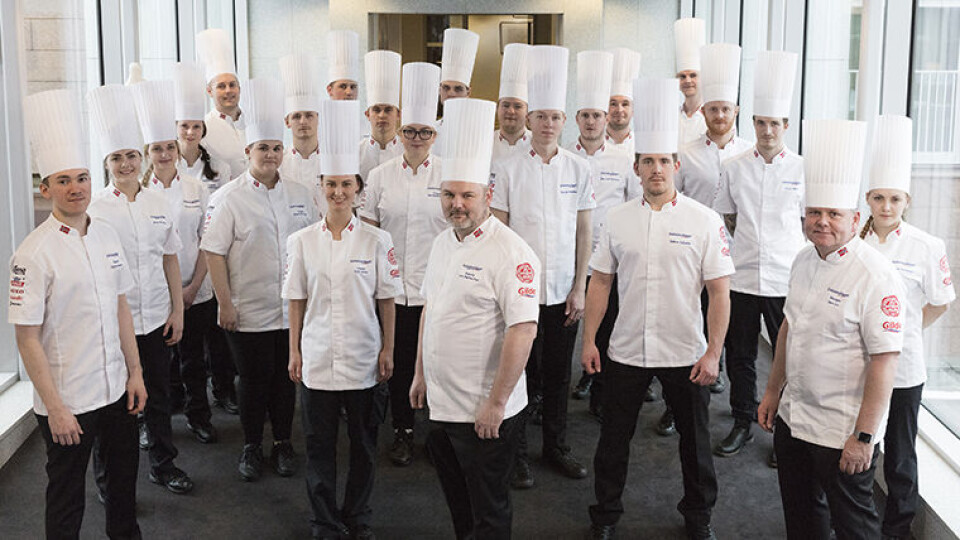 SAMARBEID: Kokkelandslagene har nå inngått samarbeid med Unilever Food Solutions om bærekraft og økt rekruttering til kokkefaget. (Foto: Unilever Food Solutions)