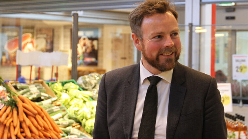 Handelsnæringsmelding: Næringsminister Torbjørn Røe Isaksen presenterte i går hovedtrekkene fra stortingsmeldingen om handelsnæringen. (Foto: Nærings- og fiskeridepartementet)