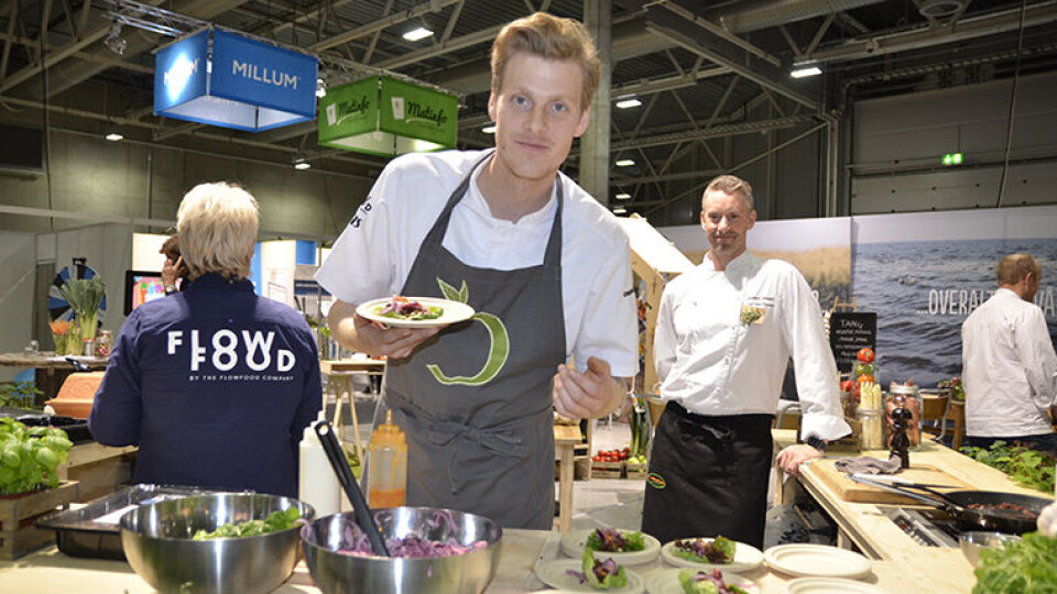 NORDISKE RÅVARER: – Visjonen er å kombinere det beste fra hav og land, sier Richard Nystad i Flow Food. (Foto: Synnøve Prytz Berset)