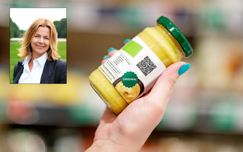 Anne-Grete Haugen er daglig leder i Matvett. Sammen med standardiseringsorganisasjonen GS1 Norway oppfordrer Matvett matindustrien til å satse på ny merketeknologi.