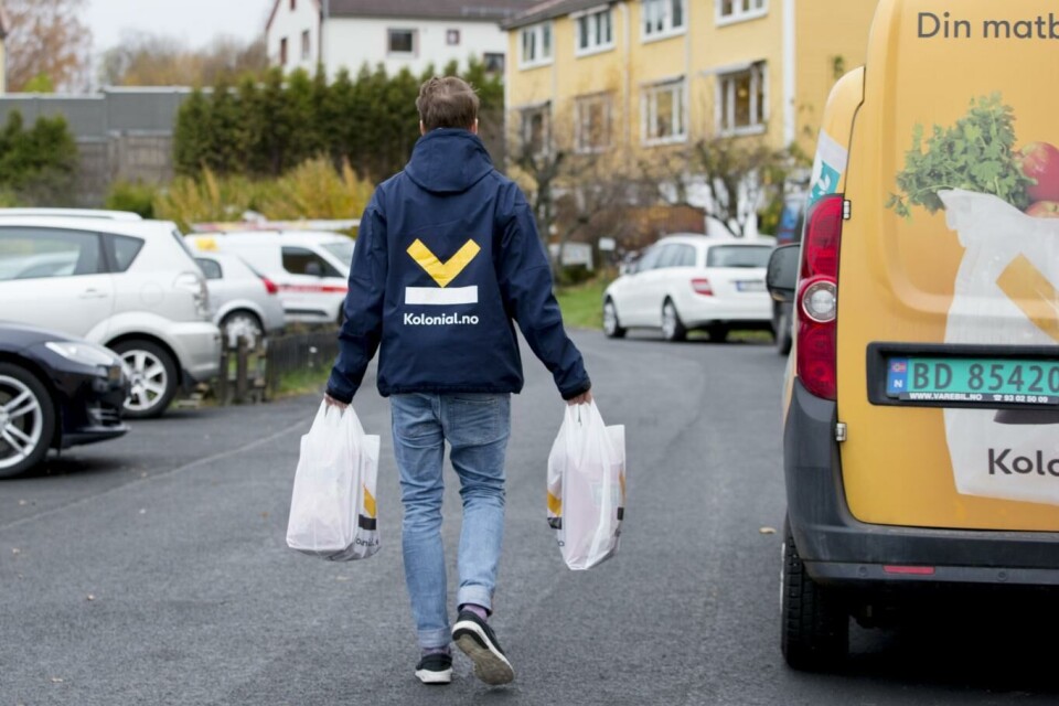 Hjemleveringen av mat har økt kraftig i et koronastengt Norge, og de gode tallene fortsatte i sommermånedene. Foto: Håkon Mosvold Larsen, NTB scanpix