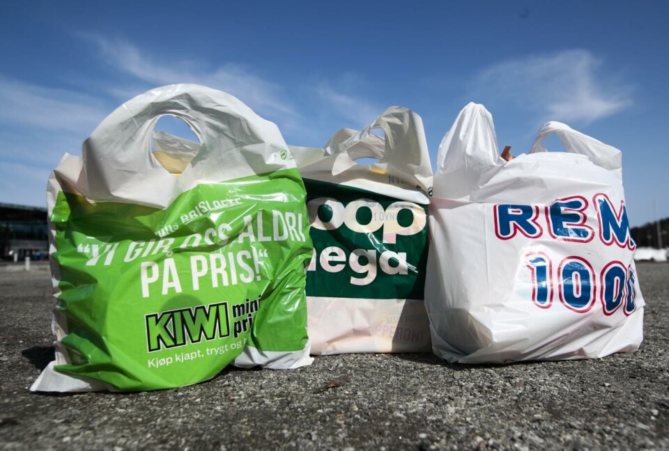Handelens Miljøfond lyser ut 100 millioner kroner til nye ideer og prosjekter. Pengene stammer fra de 50 ørene som nordmenn betaler ekstra for hver plastpose. Foto: Lise Åserud, NTB scanpix