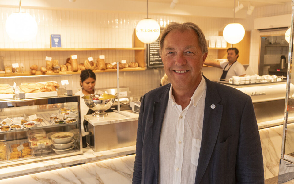 Gunnar Bakke i Baker- og Konditorbransjens Landsforening besøker bakerier så ofte han kan. Her fra Baker Samson på Majorstua.