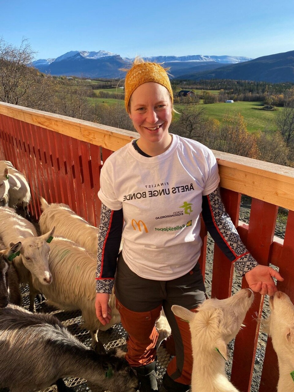 Foto Randi Ødegården (32 år) fra Vang i Valdres i Innlandet. Foto: Privat