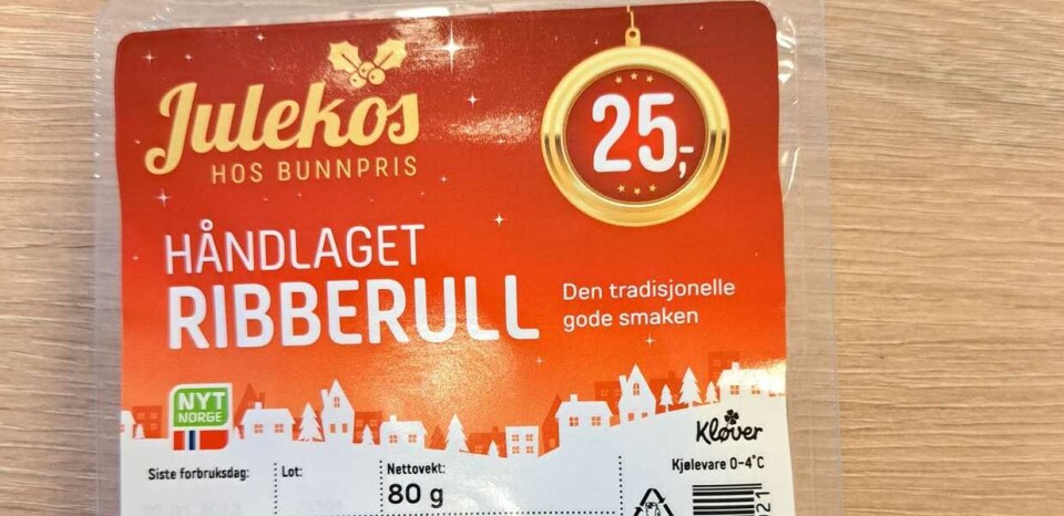 Ribberull fra produsenten Edelgard trekkes fra markedet etter funn av listeria. Produktene har blitt solgt på Bunnpris-butikker i Norge.