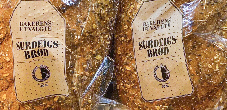Dette surdeigsbrødet trekkes tilbake fordi det kan være pakket et annet brød i posen, noe som kan føre til helsefare for allergikere. Foto: Bakehuset AS, NTB