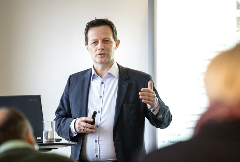 Konsernsjef Runar Hollevik i Norgesgruppen sier at veksten for dagligvare allerede er i ferd med å avta, og at han forventer negativ vekst fremover i takt med at samfunnet gjenåpnes. Foto: Gorm Kallestad, NTB