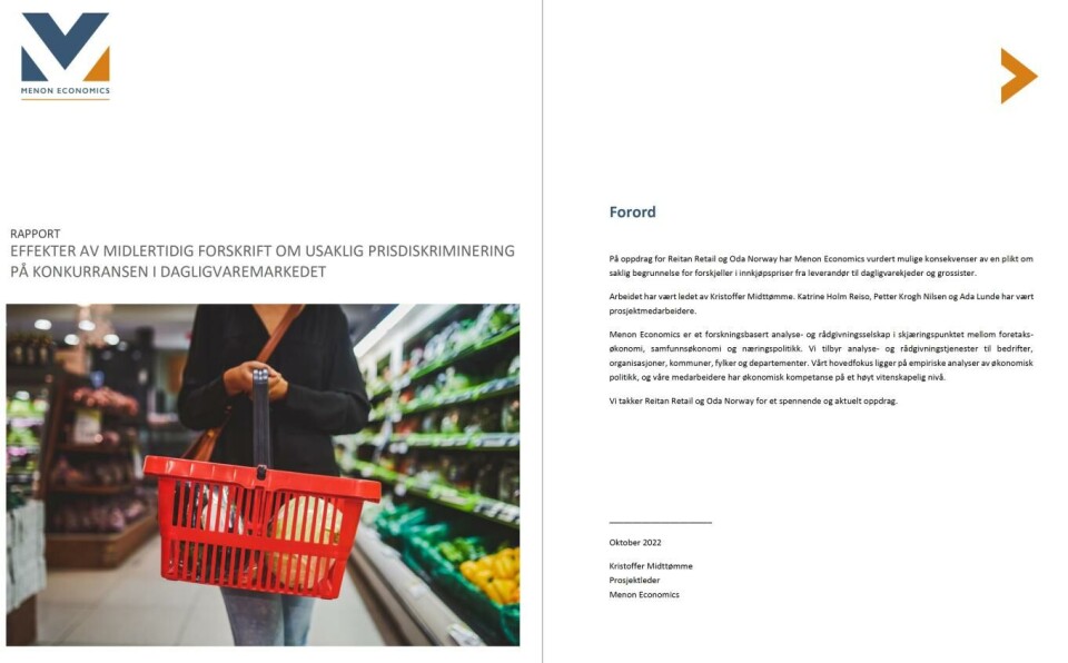 Ny rapport: Forbud mot prisdiskriminering kan gi lavere priser