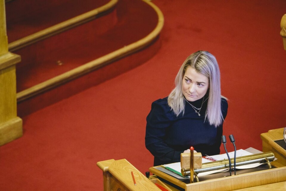 Nedbygging av matjord er en trussel for matsikkerhet, mener landbruks- og matminister Sandra Borch (Sp). Foto: Stian Lysberg Solum, NTB