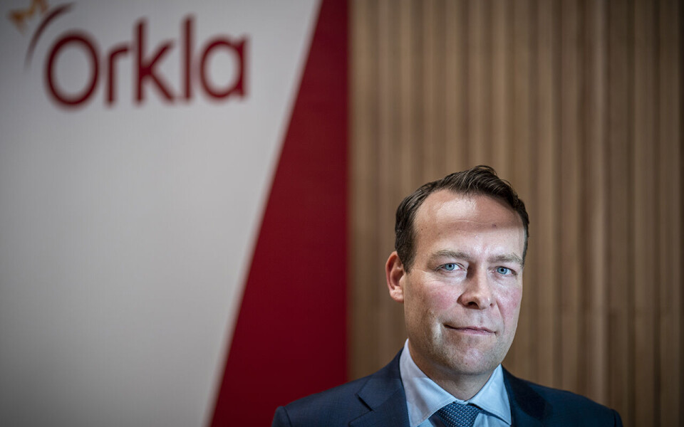 Konsernsjef Jaan Ivar Semlitsch presenterte torsdag Orklas tall for 2021.
