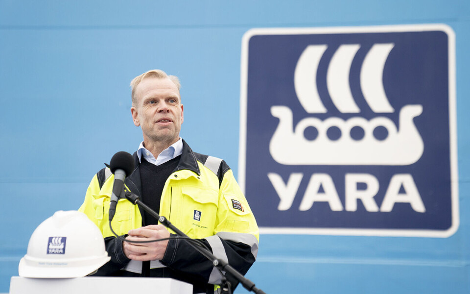 Konsernsjef Svein Tore Holsether i Yara ser ingen vei utenom en alvorlig matvarekrise som mest sannsynlig rammer de fattigste først og hardest.