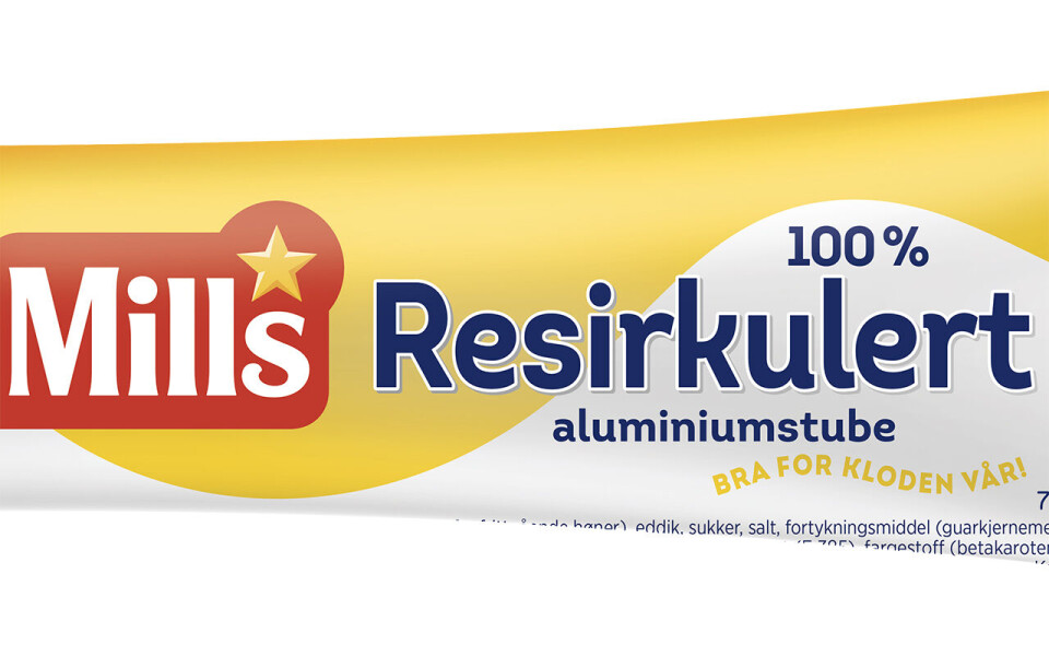 Slik vil baksiden av Mills-tubene se ut de neste månedene. Foto: Mills