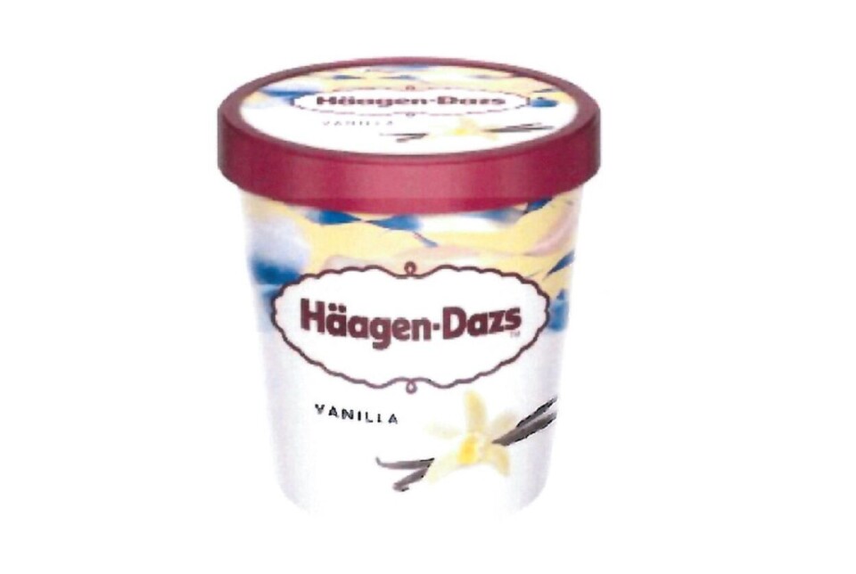 Vaniljeis fra Häagen-Dazs trekkes tilbake
