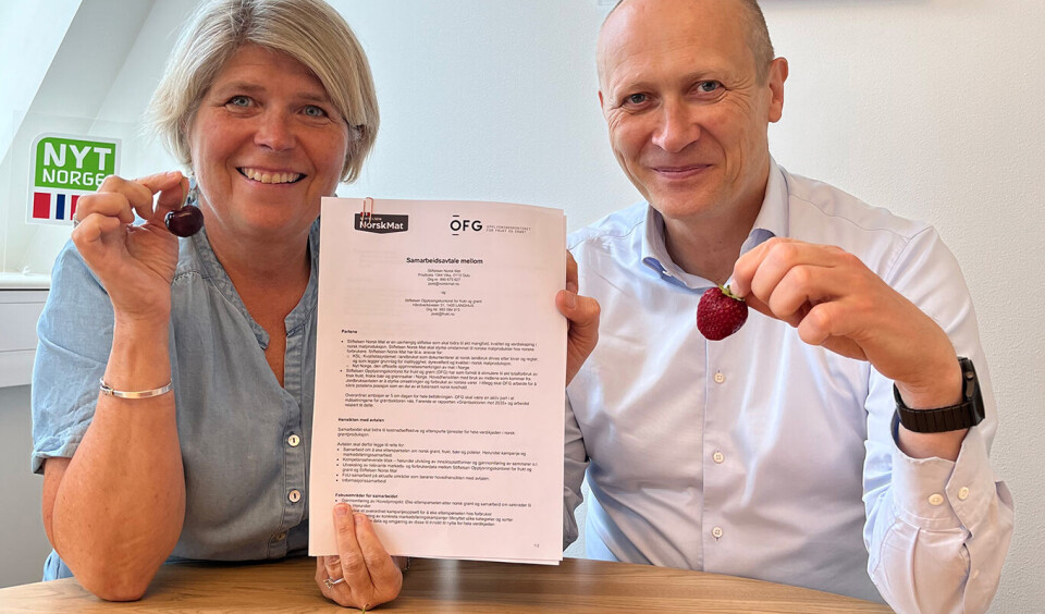 Går sammen for økt salg av norsk frukt og grønt