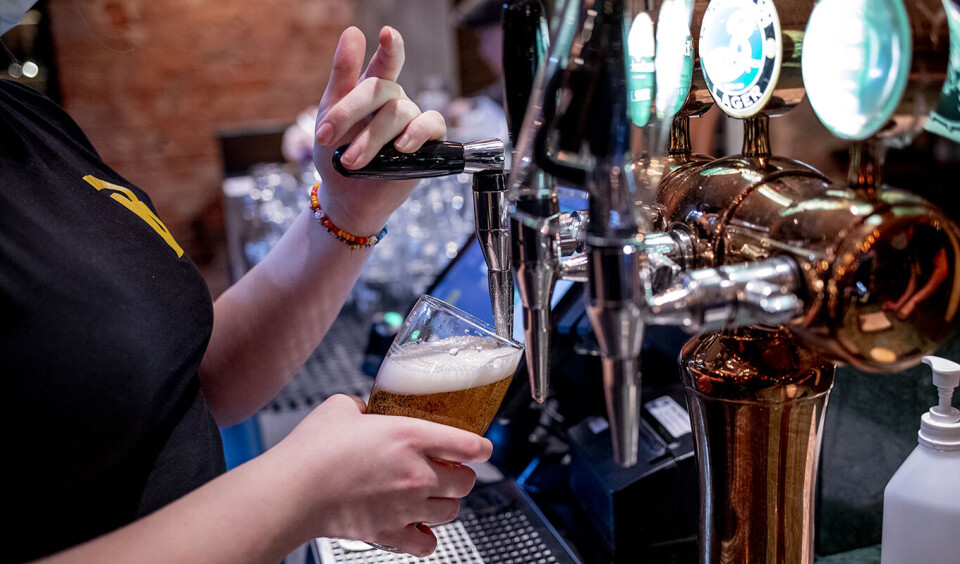 Svak nedgang i alkoholsalget