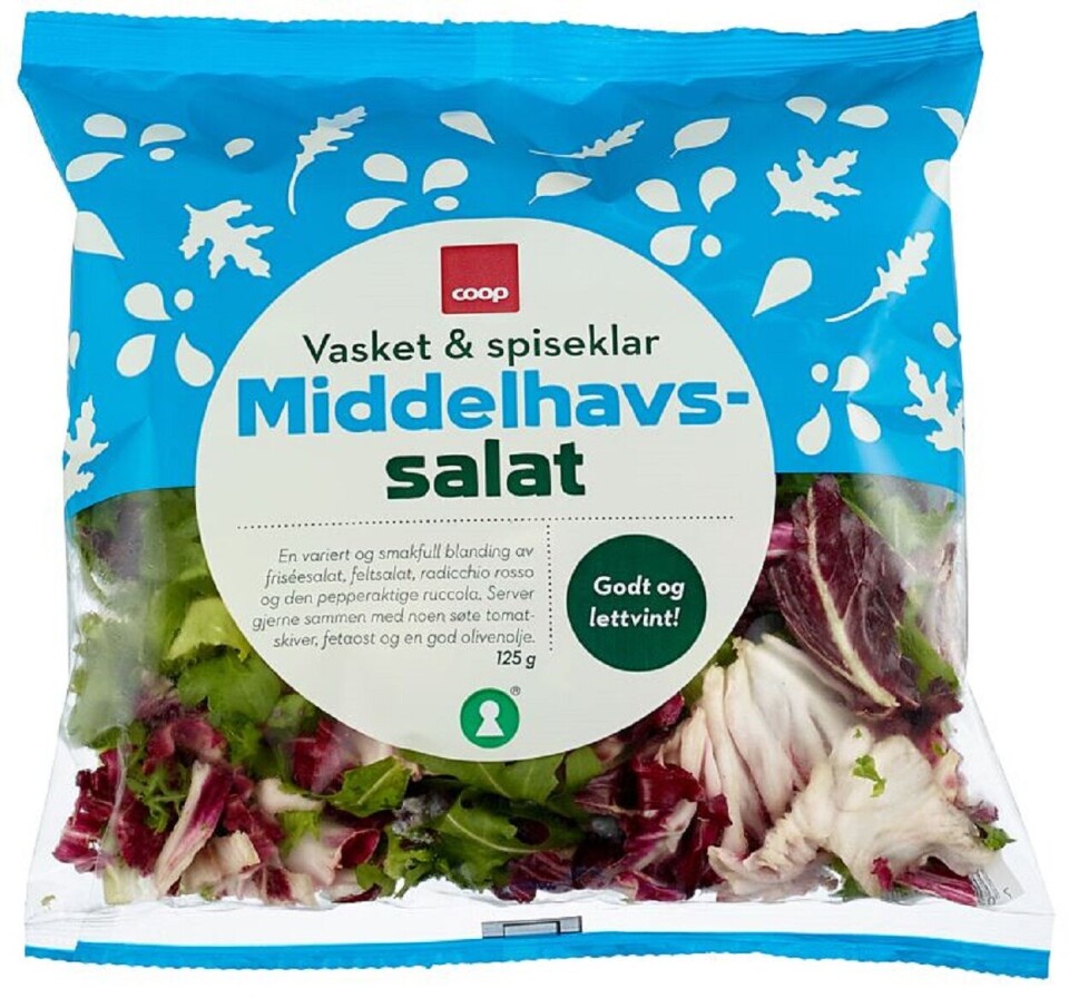 Coop tilbakekaller Middelhavssalat