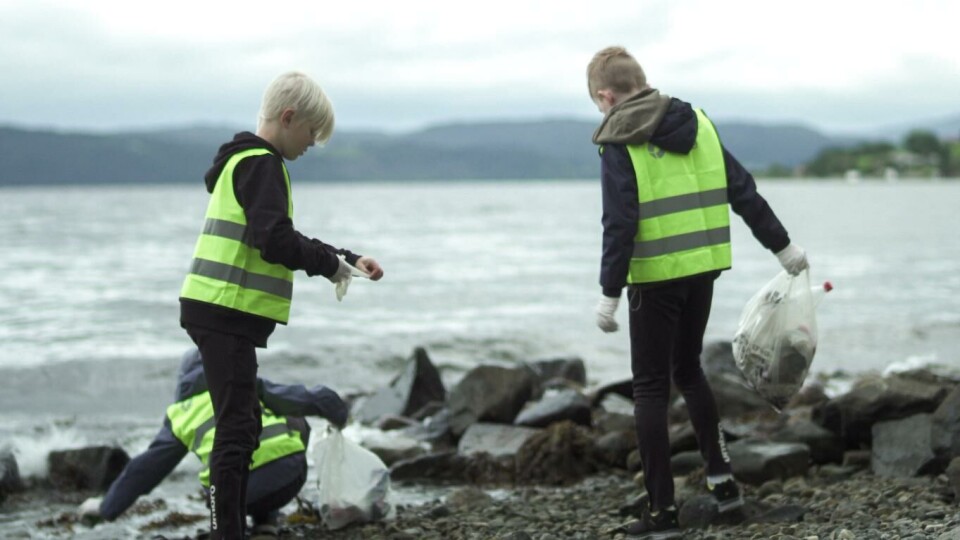 Tonnevis av plast ryddet fra havet