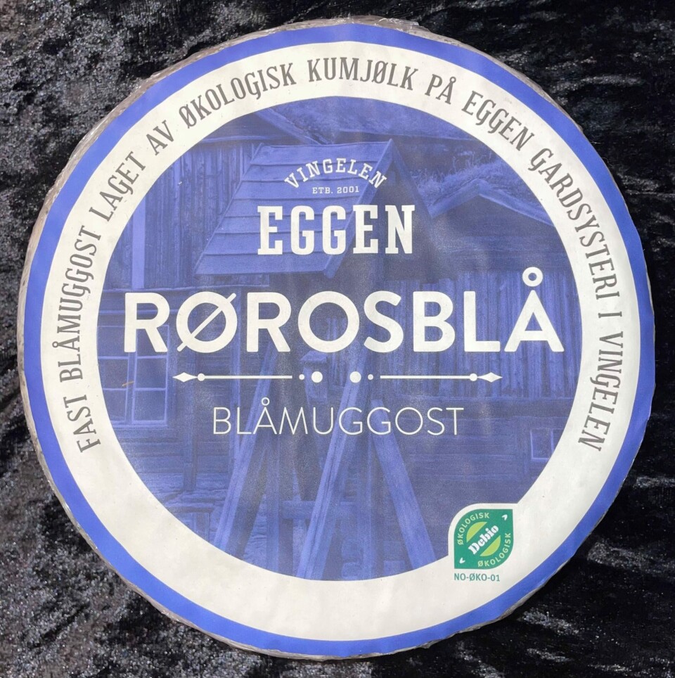 Eggen Rørosblå er en premiert ost og har blant annet tatt NM-gull i 2021.