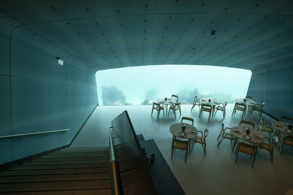 Restauranten Under i Lindesnes har fått fire pålegg fra Arbeidstilsynet. Foto: Tor Erik Schrøder / NTB