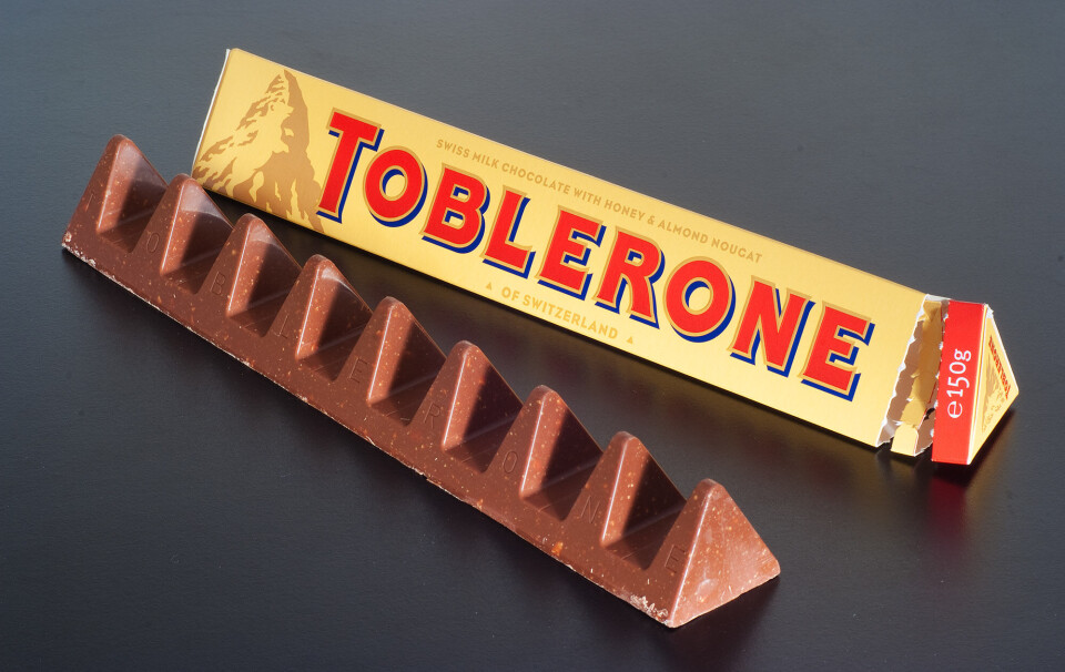 Toblerone dropper ikonisk fjellbilde på emballasjen