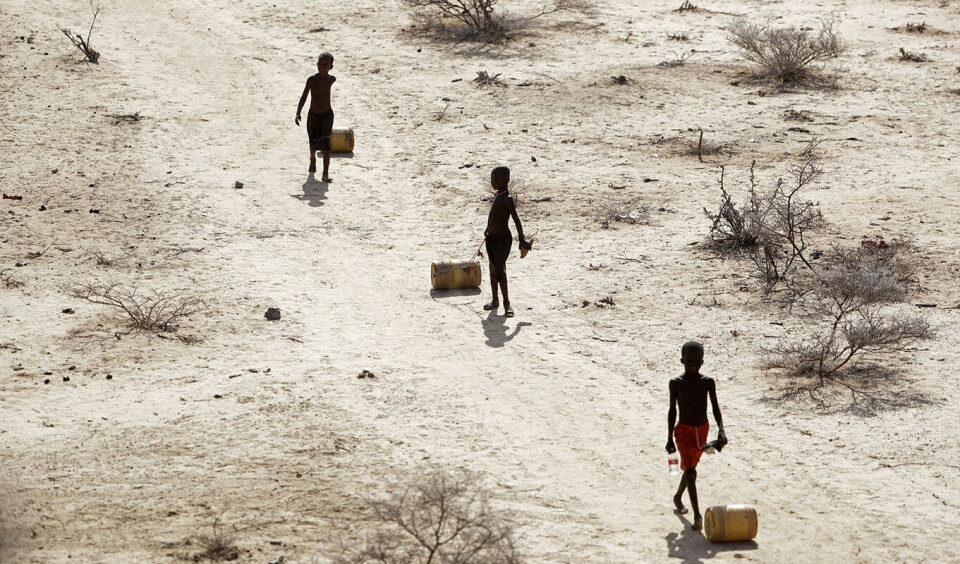 I store deler av Afrika og Asia sliter innbyggerne med å få tilgang til rent drikkevann. Foto: Brian Inganga / AP / NTB