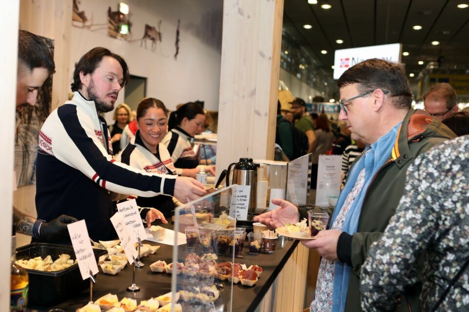 Både den norske restauranten og regionene Nord-Norge og Trøndelag kunne vise til pene salgstall under Grüne Woche i Berlin i år. Foto: Vidar Alfarnes