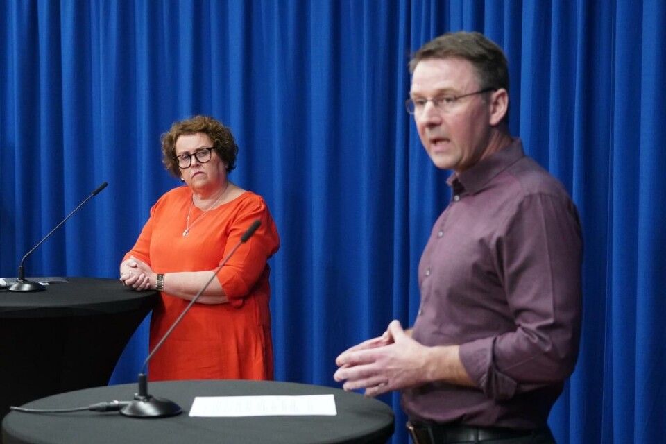 Fredag møter bondelagsleder Lars Petter Bartnes landbruksminister Olaug Bollestad for å legge fram Bondelagets syn på forhandlingene med britene om en frihandelsavtale etter brexit. Arkivfoto: Ole Berg-Rusten, NTB scanpix
