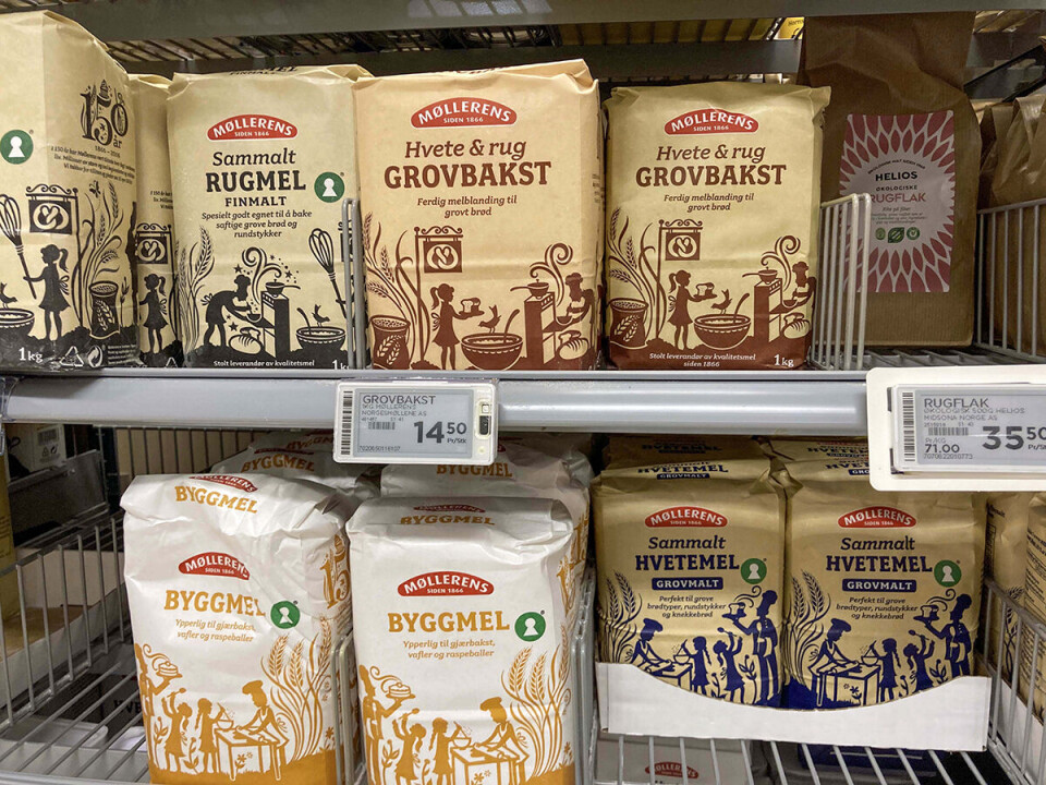 Foto KRISEBAKST: Når krisen holder folk hjemme, kjøper de mer mel og gryn.