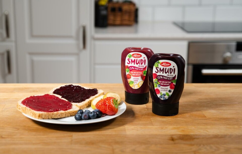 Nå lanserer Lerum smoothie som pålegg. Foto: Lerum