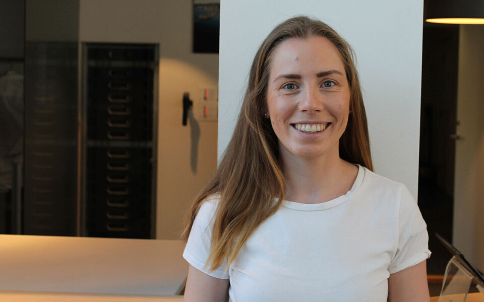 Matteknolog Helen Hoem stortrives i Findus.
