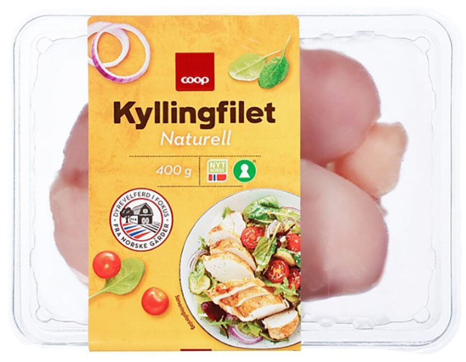 Coop kutter 300 tonn plast fra 13 millioner kyllingpakker