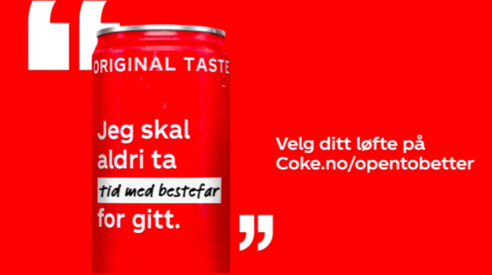 Fremtidsløfter på en Coca-Cola-boks