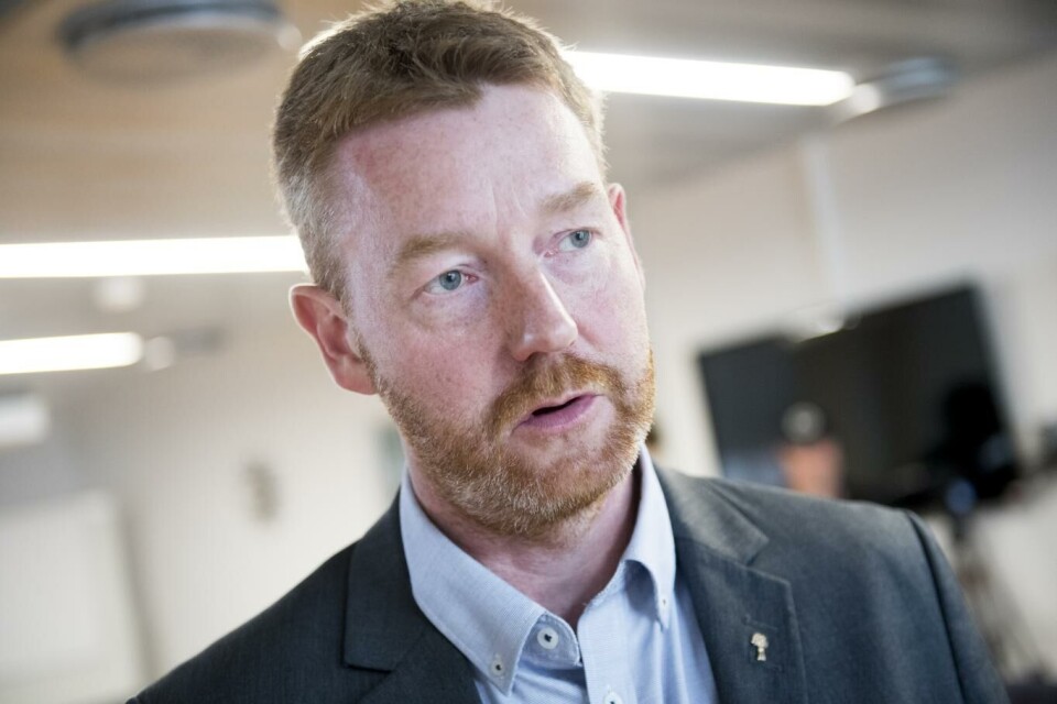 Leder i Norges Bondelag, Bjørn Gimming, vil ha tilleggsforhandlinger med staten etter prisstigning på handelsgjødsel. Foto: Jon Olav Nesvold, NTB