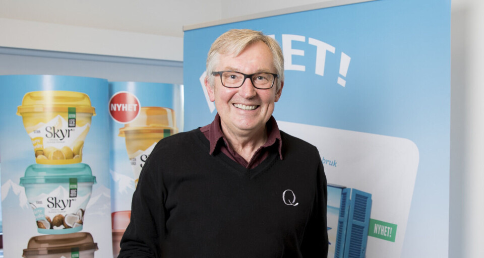 Sjefen i Q-Meieriene, Bent Myrdahl.