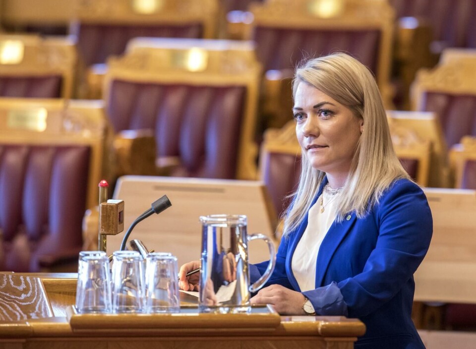 Sandra Borch (Sp) ønsker ikke å møte bøndene til nye tilleggsforhandlinger. Foto: Ole Berg-Rusten, NTB