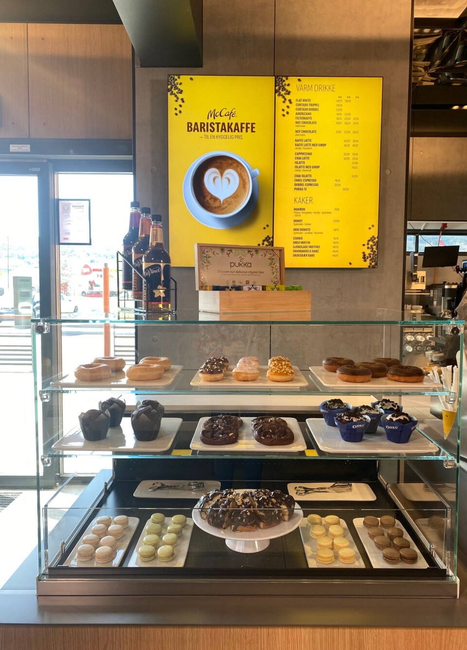 McDonald's åpnet sin første kaffebar i Norge