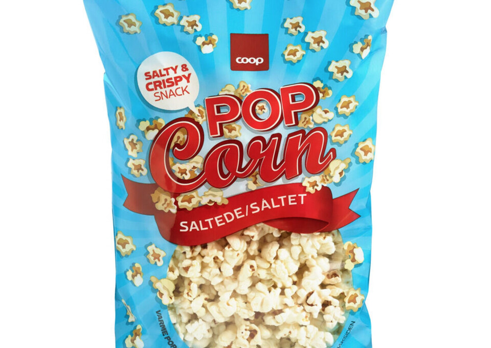 Mangel på solsikkeolje gjør at flere produsenter tvinges tilbake til palmeolje. I Coops popcorn er man midlertidig gått over til miljøsertifisert palmeolje.