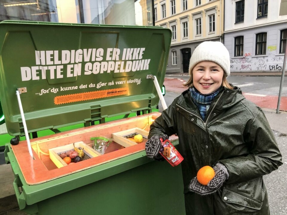 – Regjeringen må sette opp tempoet med matkasteloven, sier Anja Bakken Riise, leder i Framtiden i våre hender. Foto: Are Knudsen