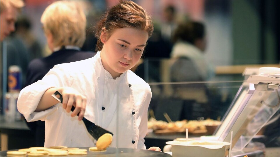 2022 var det første gang på mange år at søkertallene til restaurant- og matfag var stabile på landsbasis. Enkelte steder økte de. Foto: Vidar Alfarnes